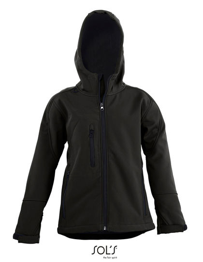 Kids´ Hooded Softshell Jacket Replay