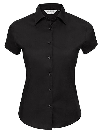 Ladies´ Short Sleeve Fitted Stretch Shirt