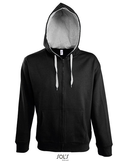 Men´s Contrasted Zipped Hooded Jacket Soul