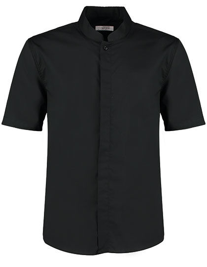 Men´s Tailored Fit Mandarin Collar Shirt Short Sleeve